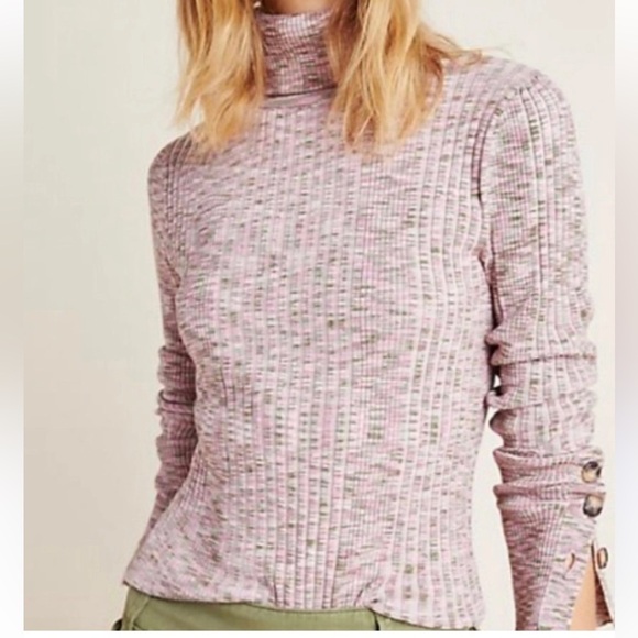Anthropologie | Ribbed Turtleneck Sweater. Winter essential. Size 1X-runs small - Picture 6 of 6